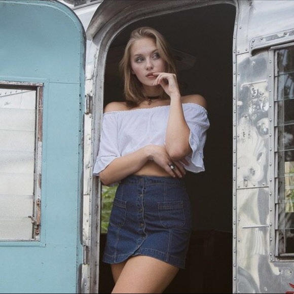 Y2k Forever 21 boho crop top - Picture 2 of 6